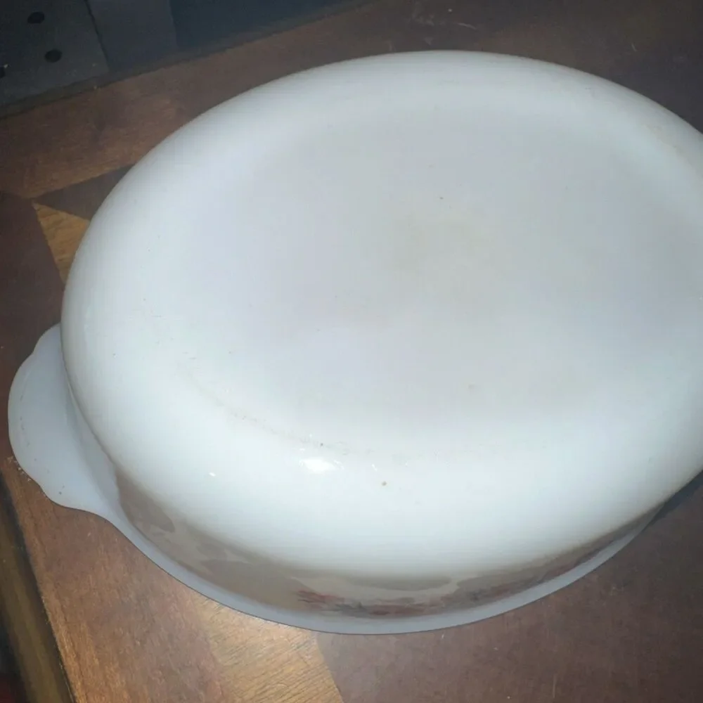 Vintage 1960s Fire King 467 Primrose Oval Casserole Dish